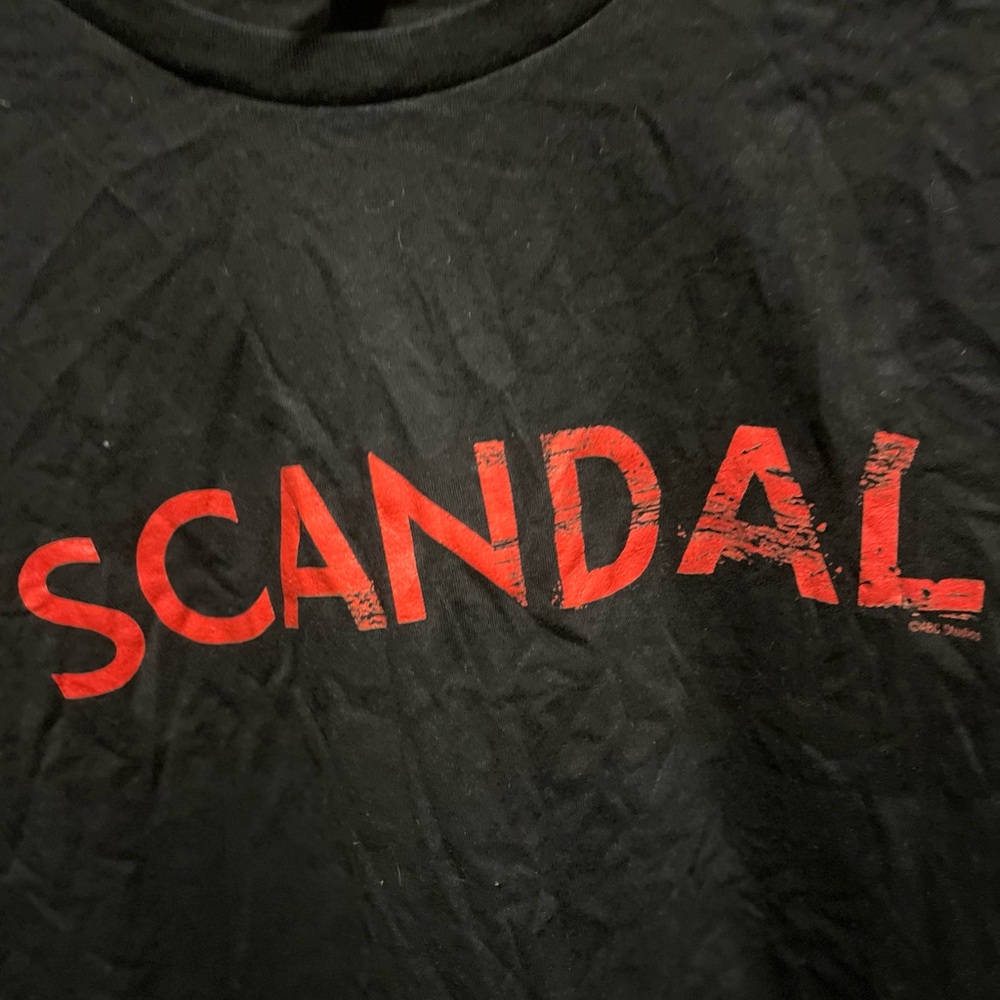 NWOT. Black T-Shirt for Men “Scandal” from hit TV show. - Picture 3 of 4